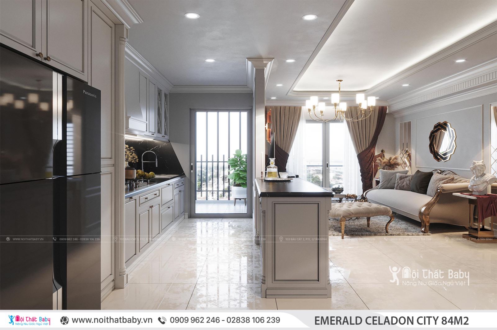 Tổng hợp các mẫu thiết kế nội thất Chung cư Emerald Celadon City